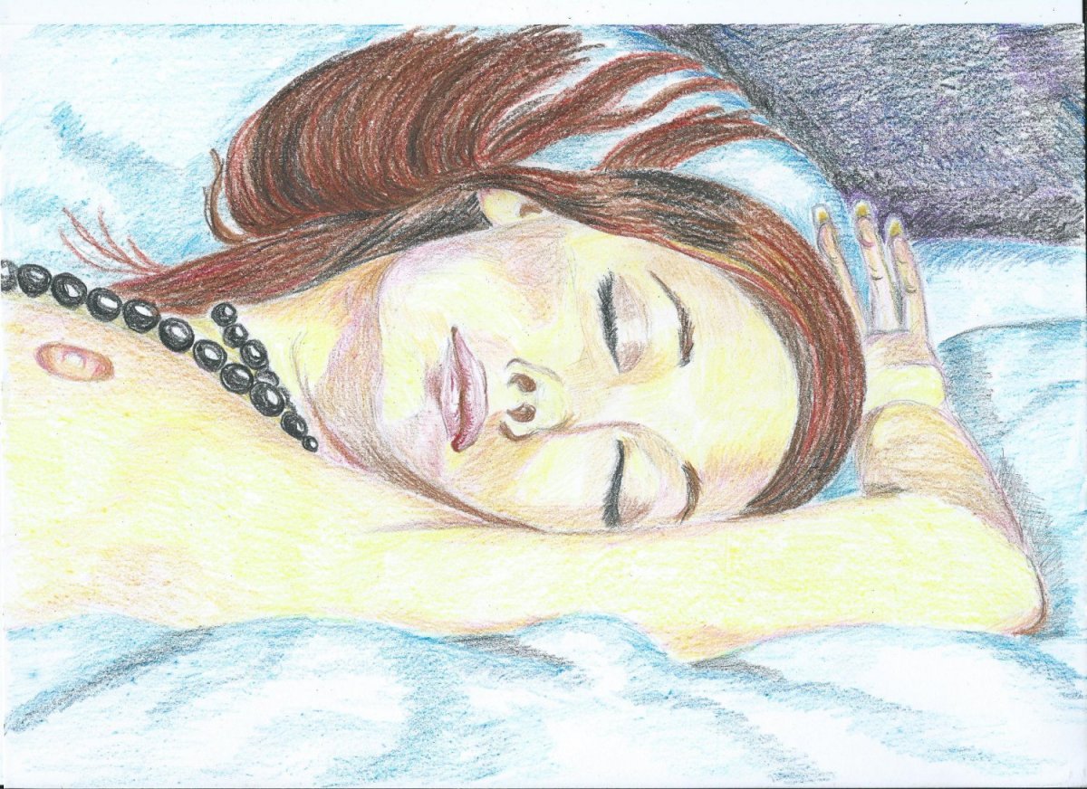 Рисунок к сказке спящая Царевна 5 класс