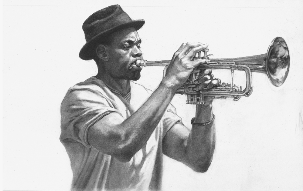 Джаз распечатать. Портрет джаза. Джазовые музыканты Графика. Рисунок на тему джаз. Джазовые портреты.