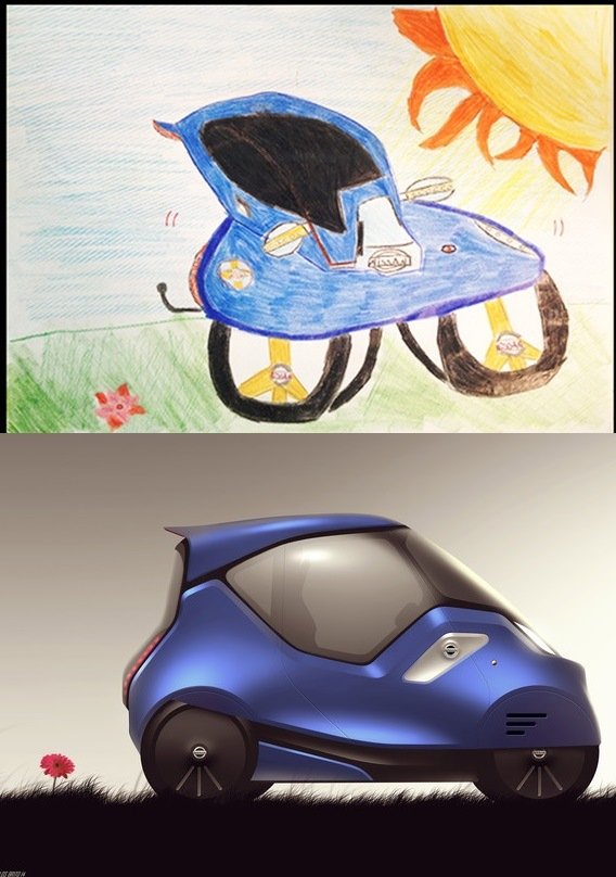 Транспорт будущего детские рисунки