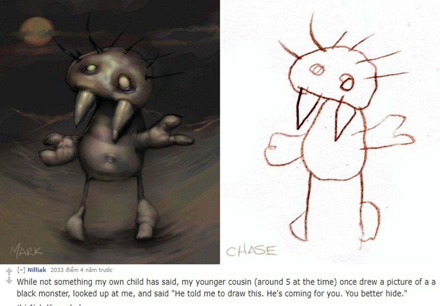 Ужасные детские рисунки
