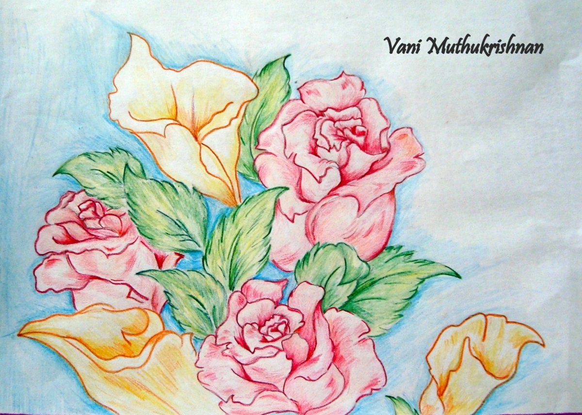 Рисунок на тему цветочный