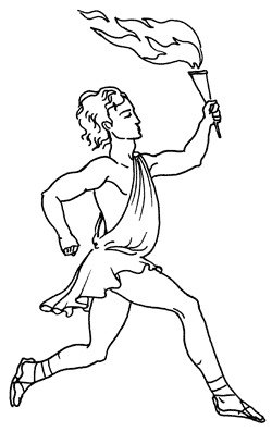 Олимпийские игры в древней Греции рисунки детей