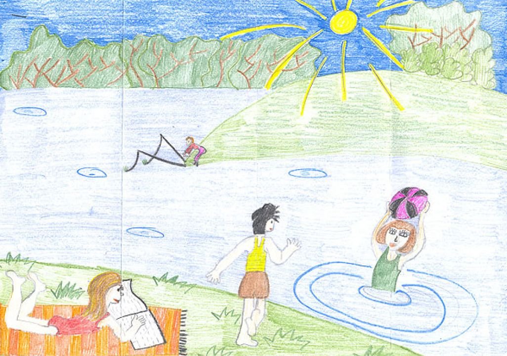 Игра изобрази на рисунке. Рисунок лето. Лето рисунок для детей. Детские рисунки на тему лето. Рисунок на летнюю тему.