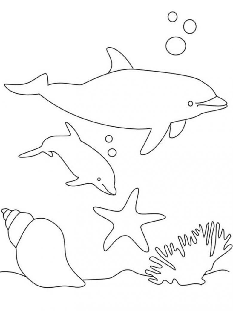 Рисование с детьми морские обитатели