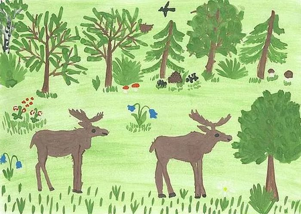 Занятие тайга. Рисунок на тему лес. Тайга рисунок. Рисунок леса с животными. Рисование для детей лес.