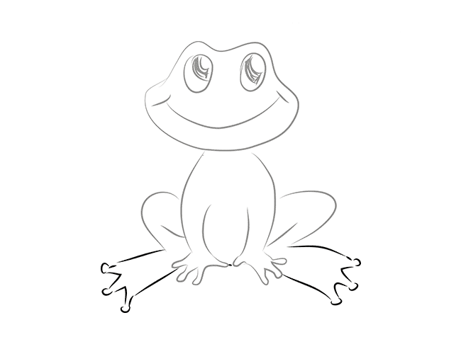 Как нарисовать лягушку фото