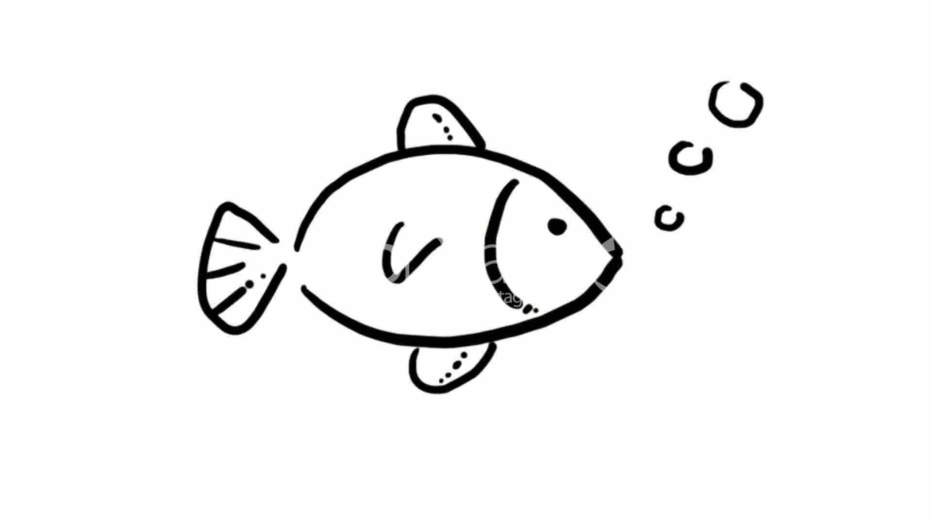 Рыбка рисунок