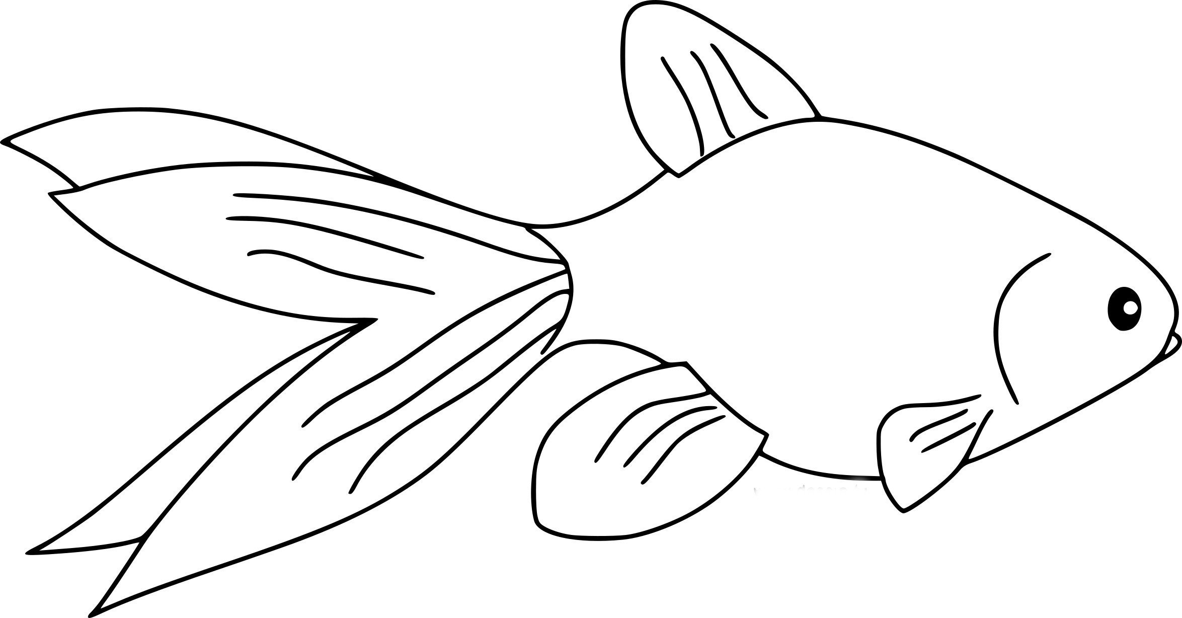 Рисунки для срисовки лёгкие рыбки