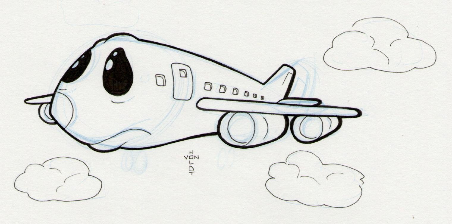 Веселые самолетики рисунки