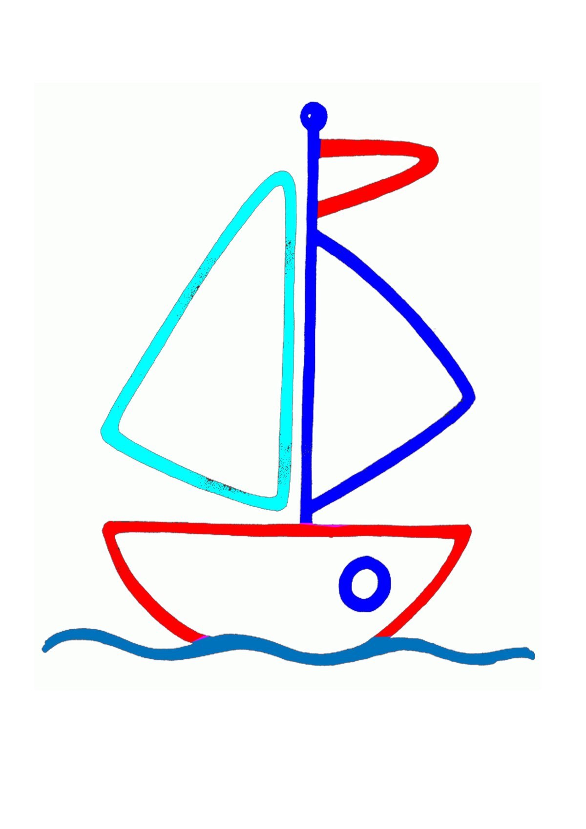 Кораблик картинка для детей