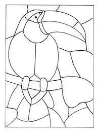 Трафареты для витражей детские