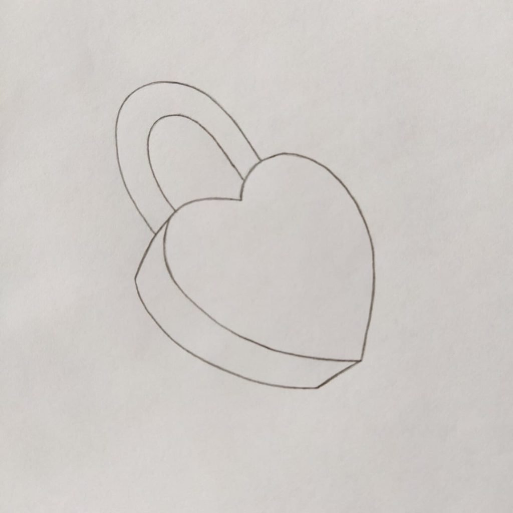 Красивое сердце для рисования