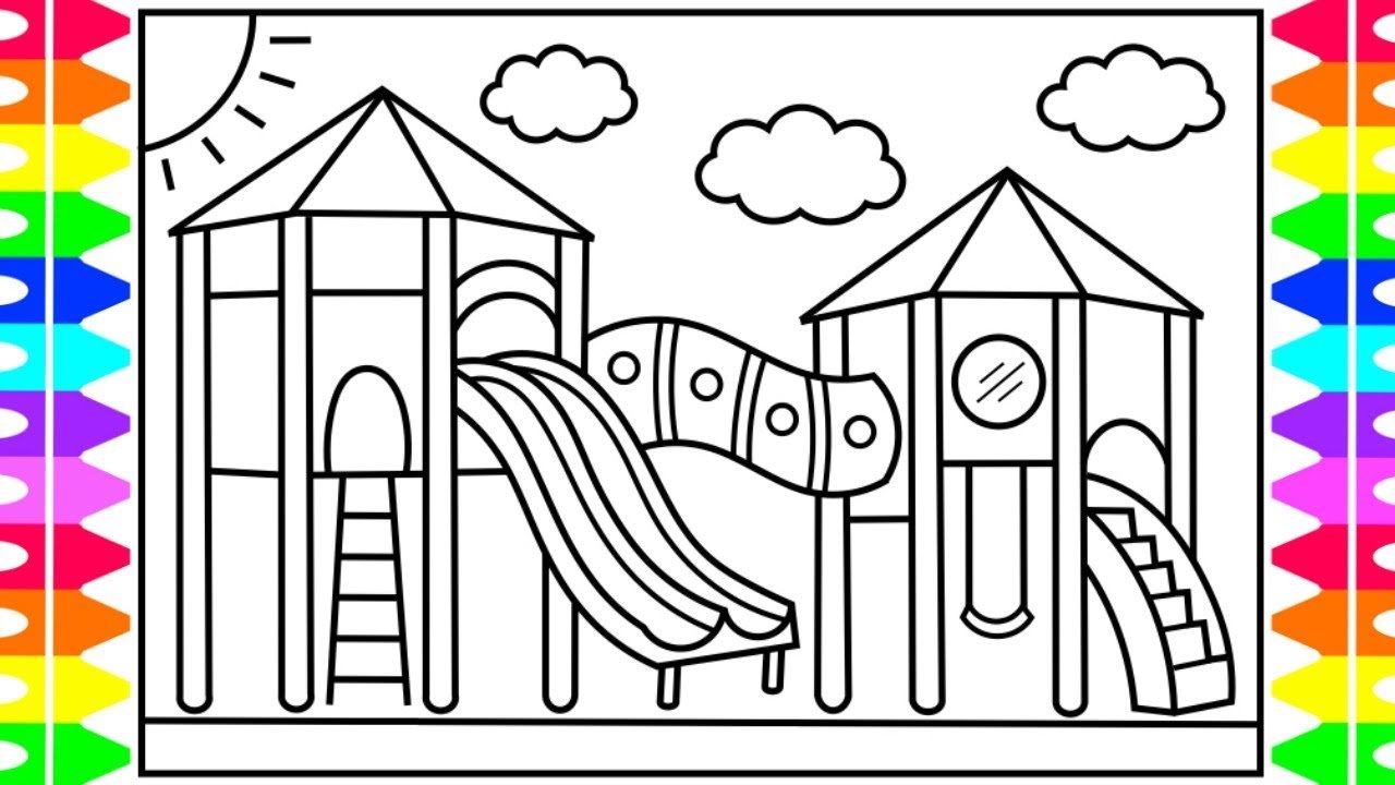 Садик раскраска для детей распечатать. Раскраска дети в детском саду. Раскраска город для детей. Детская площадка раскраска для детей. Раскраска детские площадки.