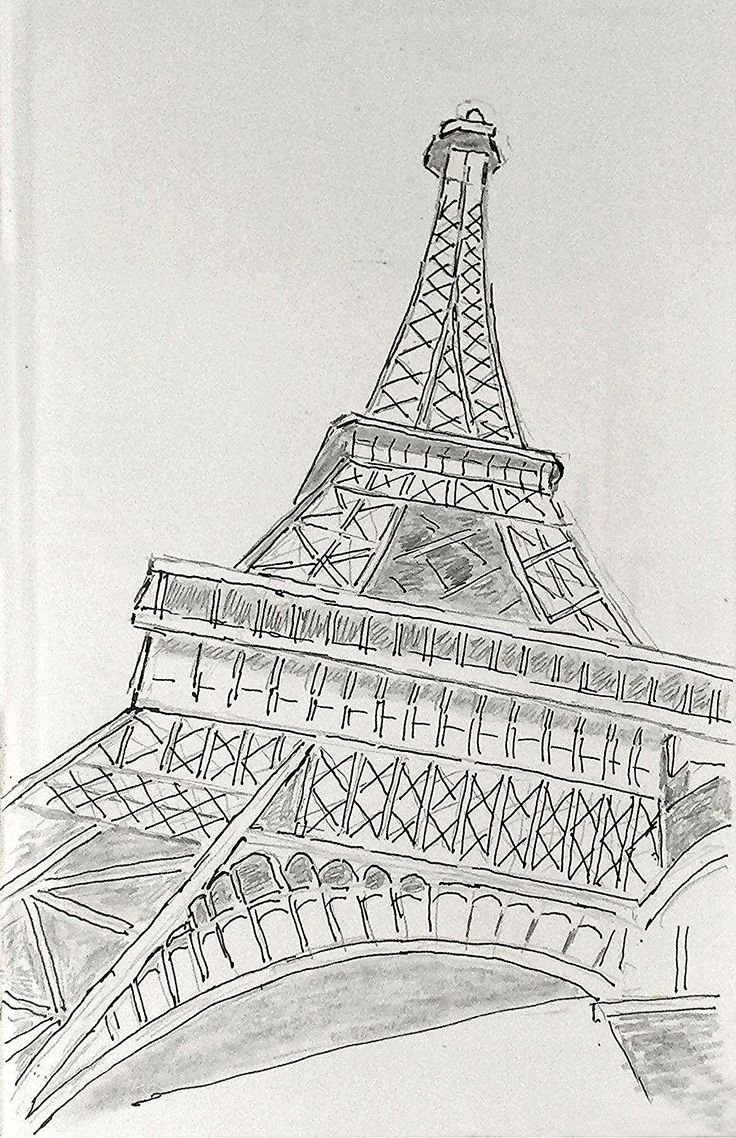 Архитектура Парижа карандашом