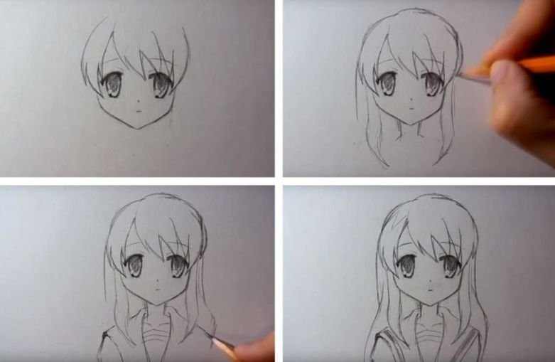 Фото аниме как рисовать аниме