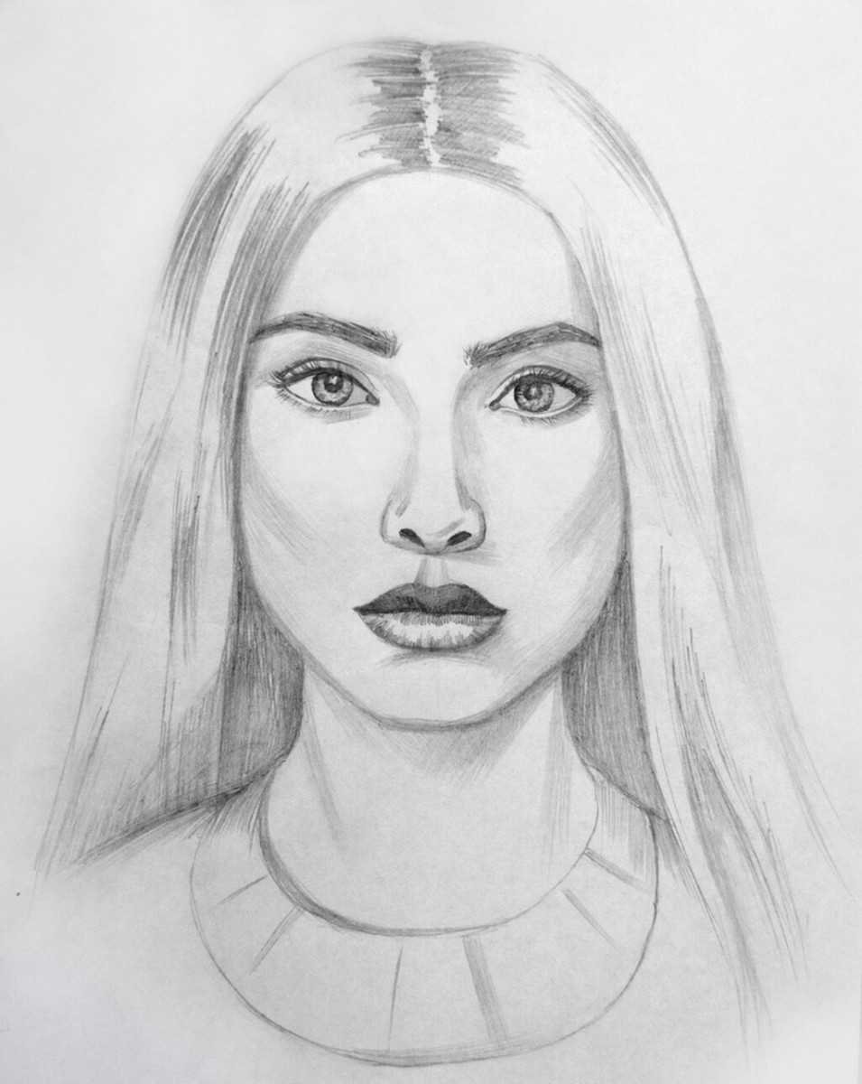 Рисовать портрет простым карандашом
