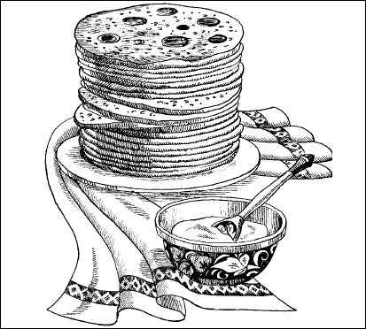 Блины раскраска