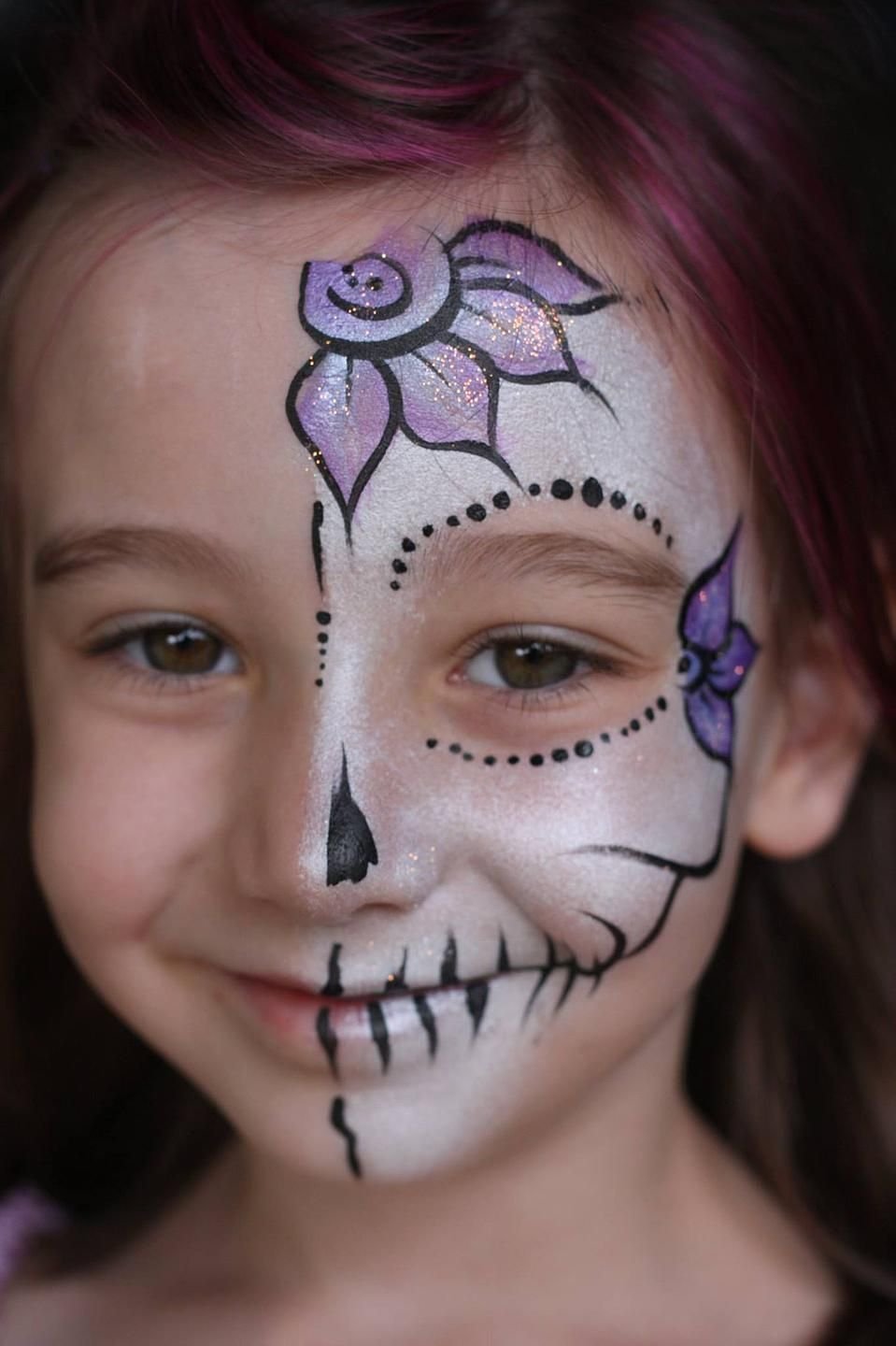 Детский макияж для Хэллоуина