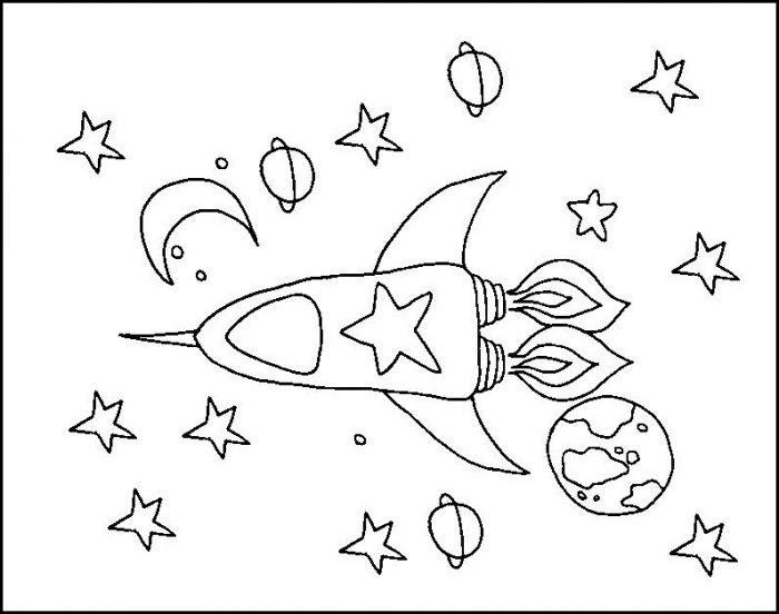 Легкие рисунки про космос. Космос раскраска для детей. Несложный рисунок на тему космос. Рисунок на космическую тему. Раскраска. В космосе.