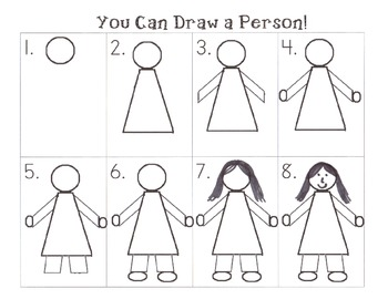 Этапы рисования человека для детей