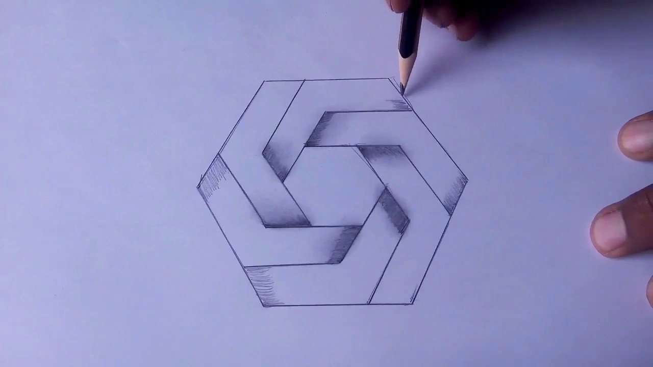 Иллюзия простая нарисовать