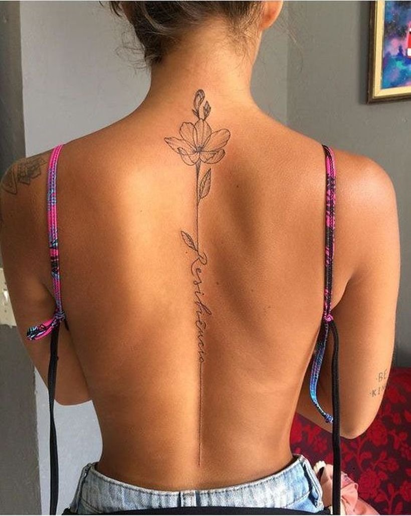 картинки тату на спине для девушек