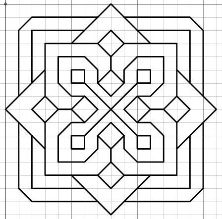 Орнаменты для рисования геометрические