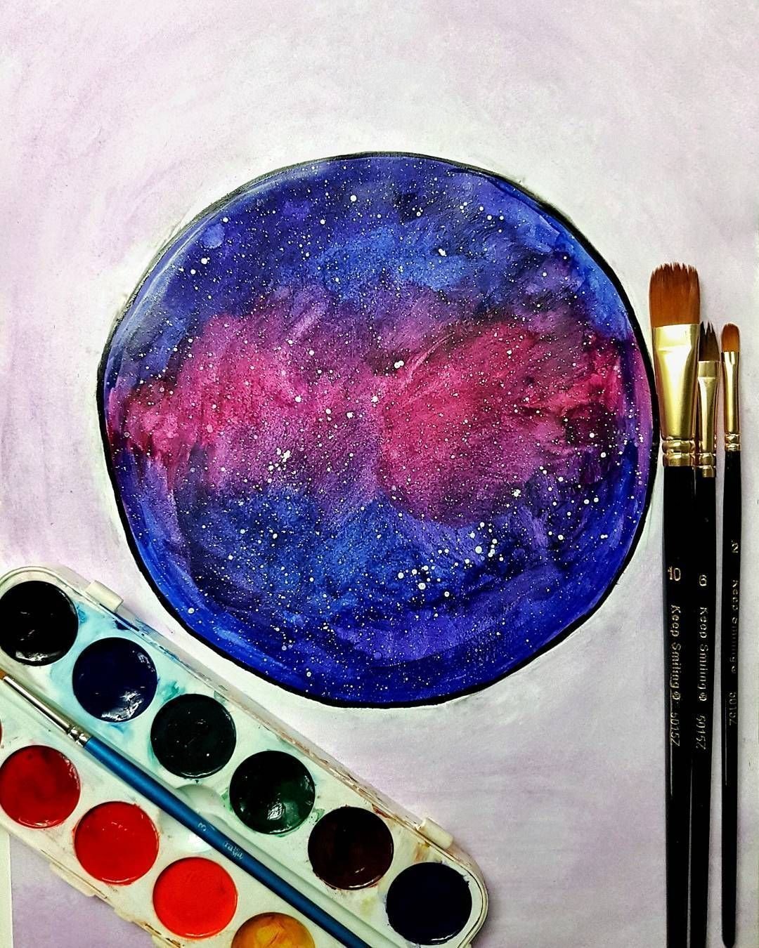 Космос красками