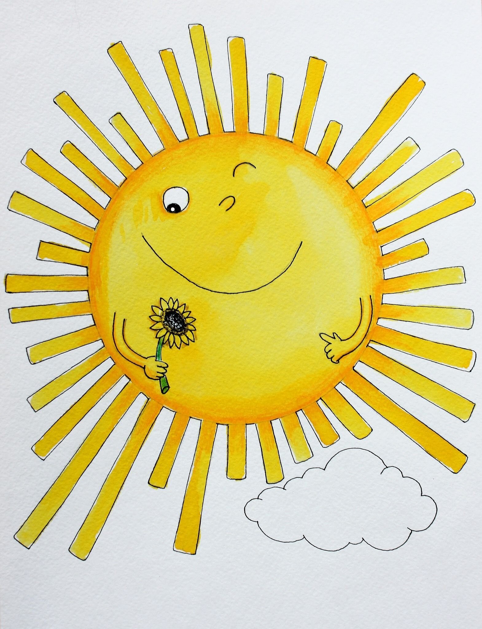 Открытка с добрым утром солнце. Солнце рисунок. Солнышко рисунок. Солнышко картинка. Солнышко детский рисунок.