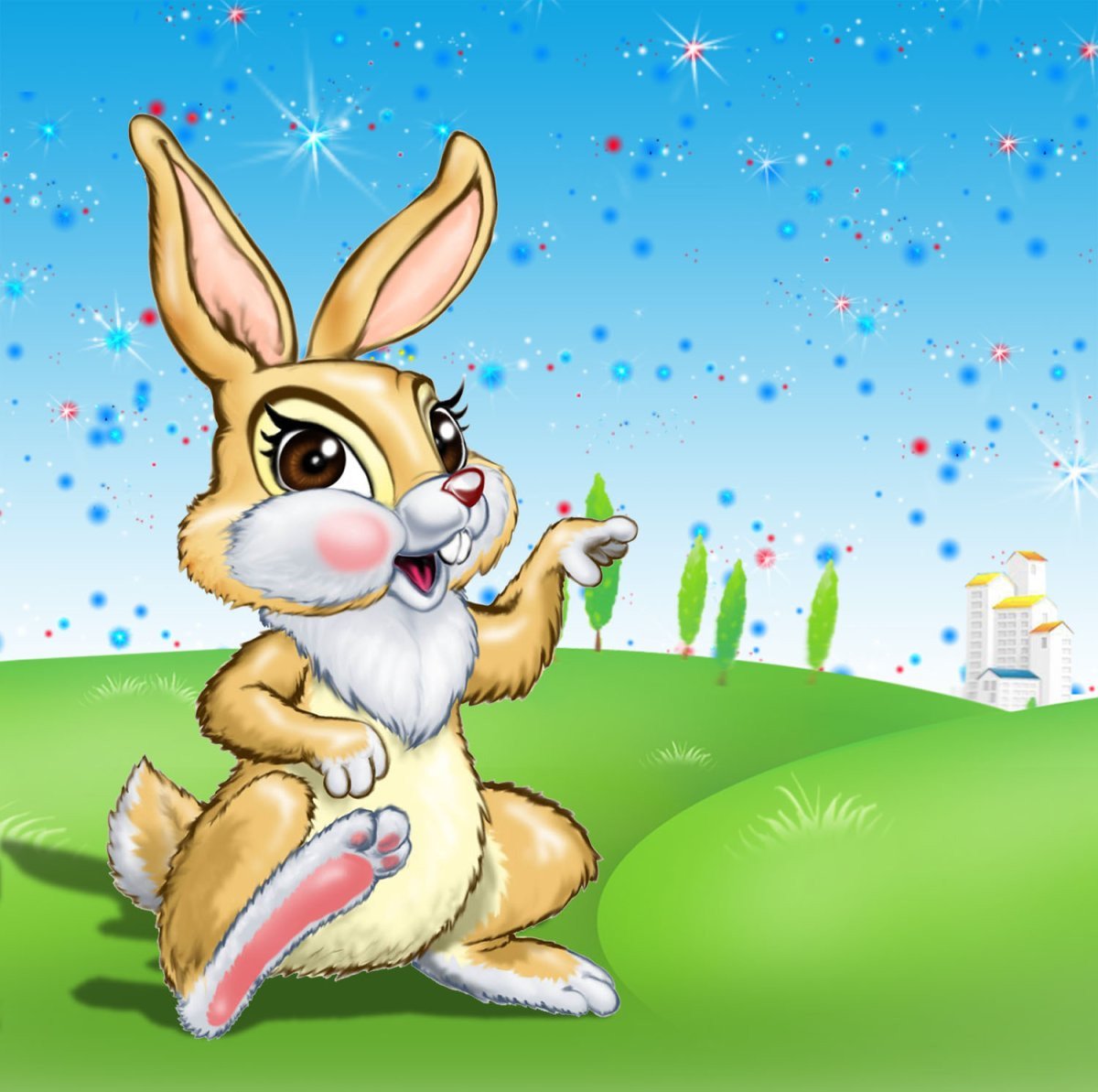 Фото зайца для детей рисунок