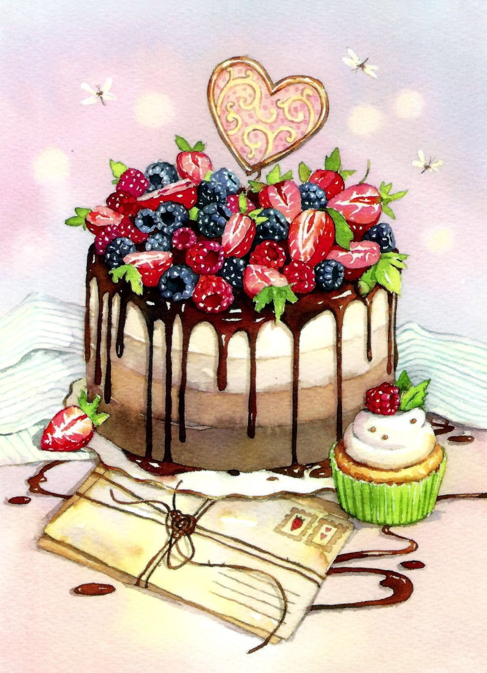 огромный торт с днем рождения картинки