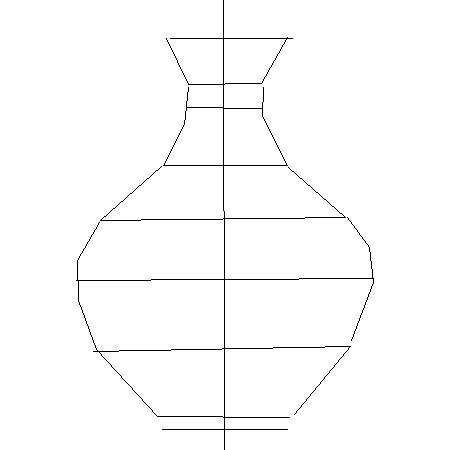 Ваза для аппликации