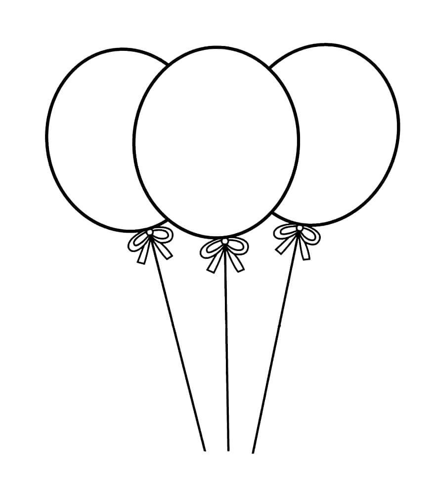 картинки воздушных шариков нарисованных