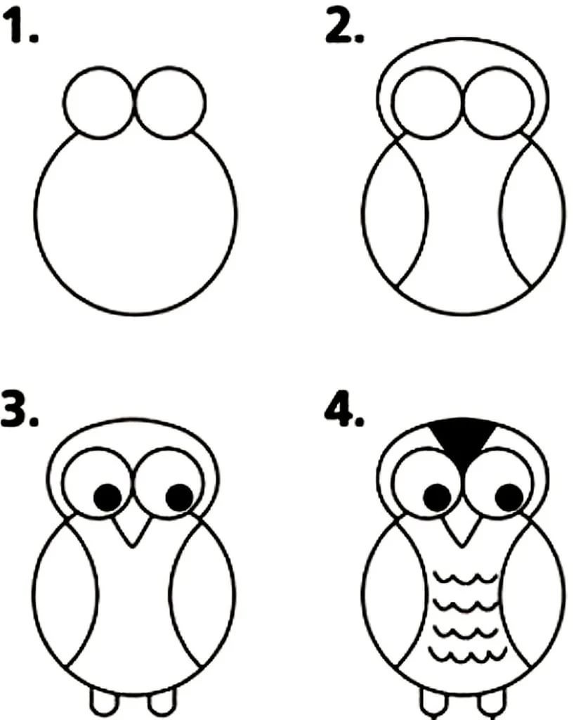 Рисование для начинающих схемы. Пошаговые схемы рисования для детей. Лйхкии рисунки. Простые схемы для рисования для детей. Простые схемы рисования животных для детей.