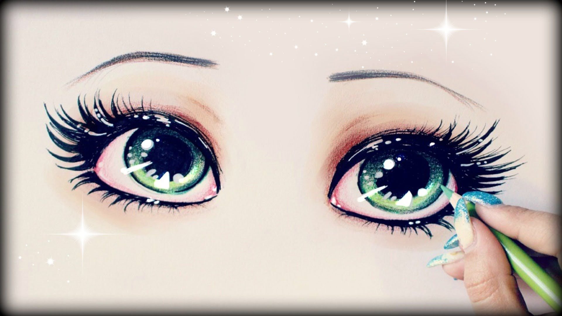 Красивые кукольные глаза