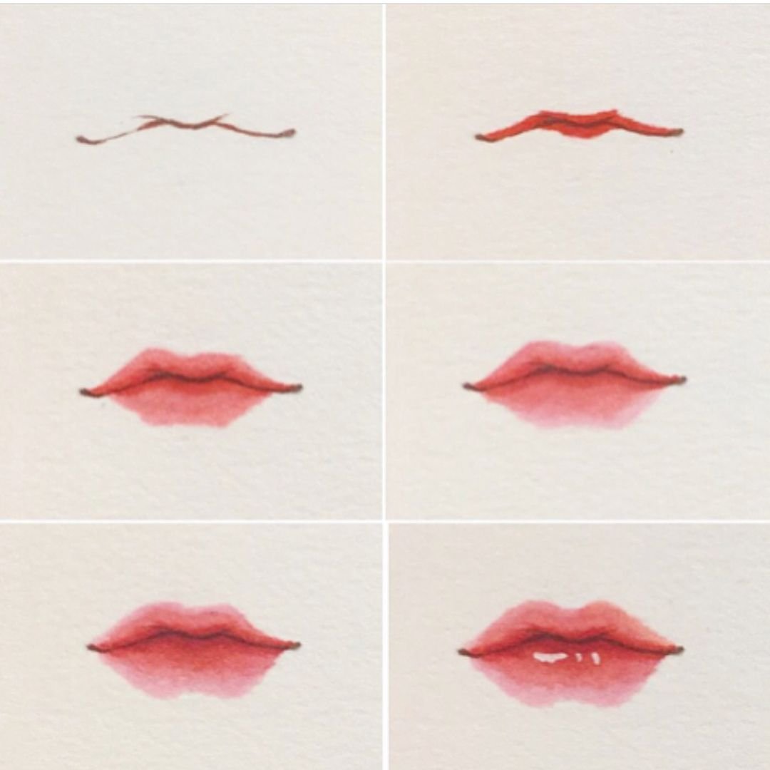 Стилизованные губы