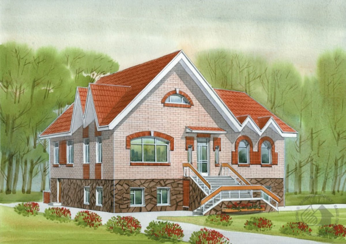 Иллюстрации с изображением домов