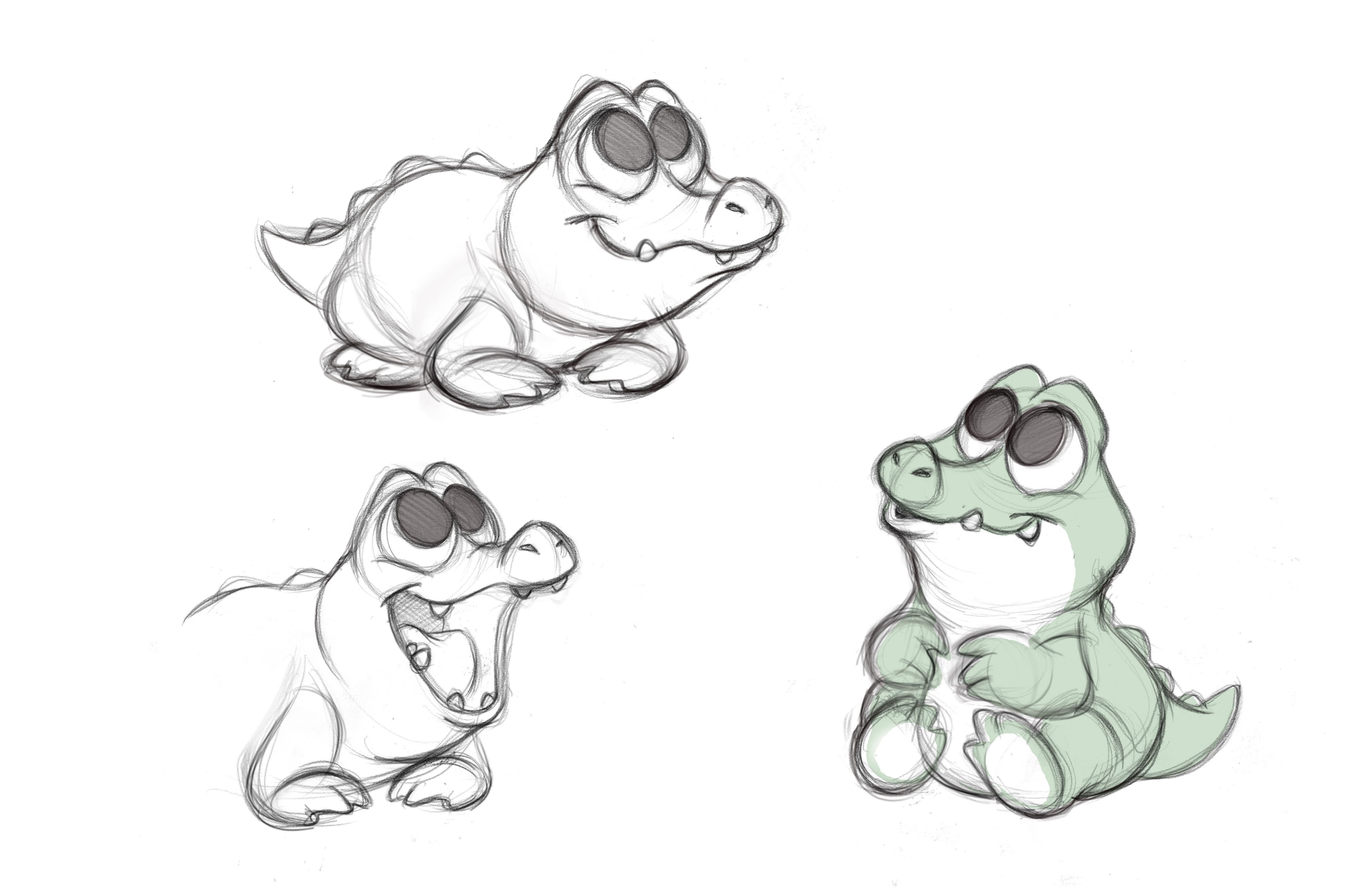 Рисунки для срисовки крокодил