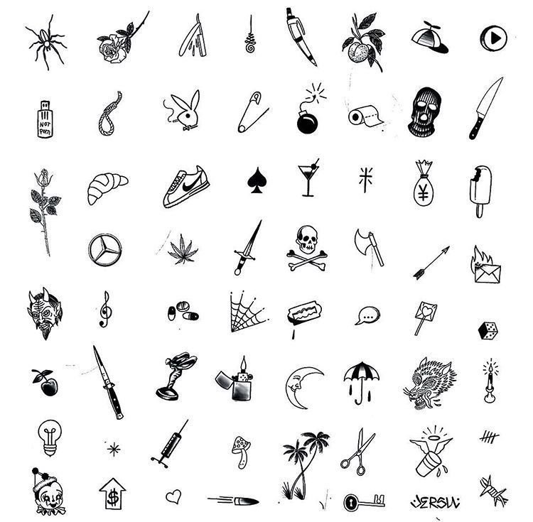 Много маленьких татуировок: стильные идеи и советы - tattopic.ru