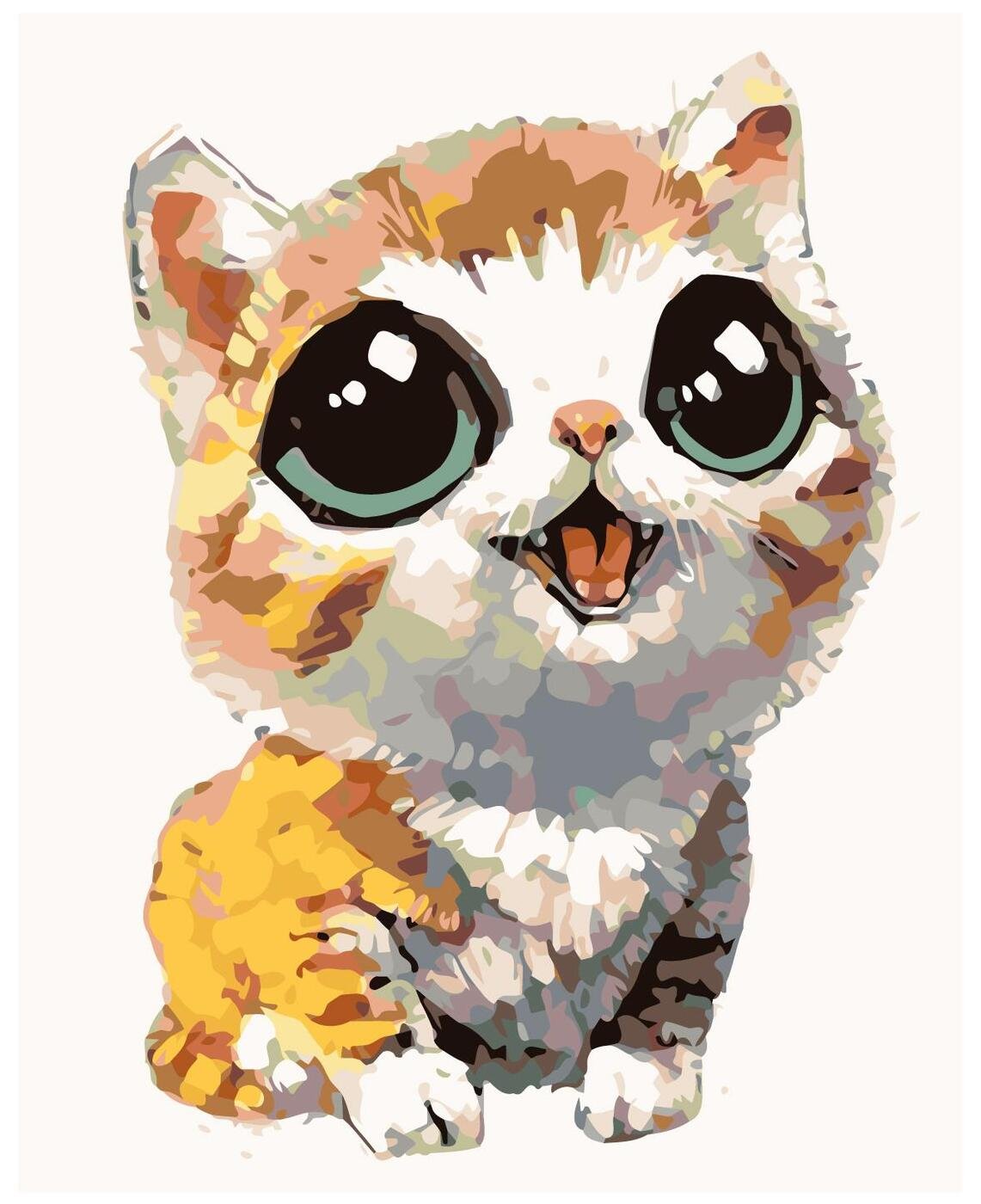 Картинки милых мультяшных котиков