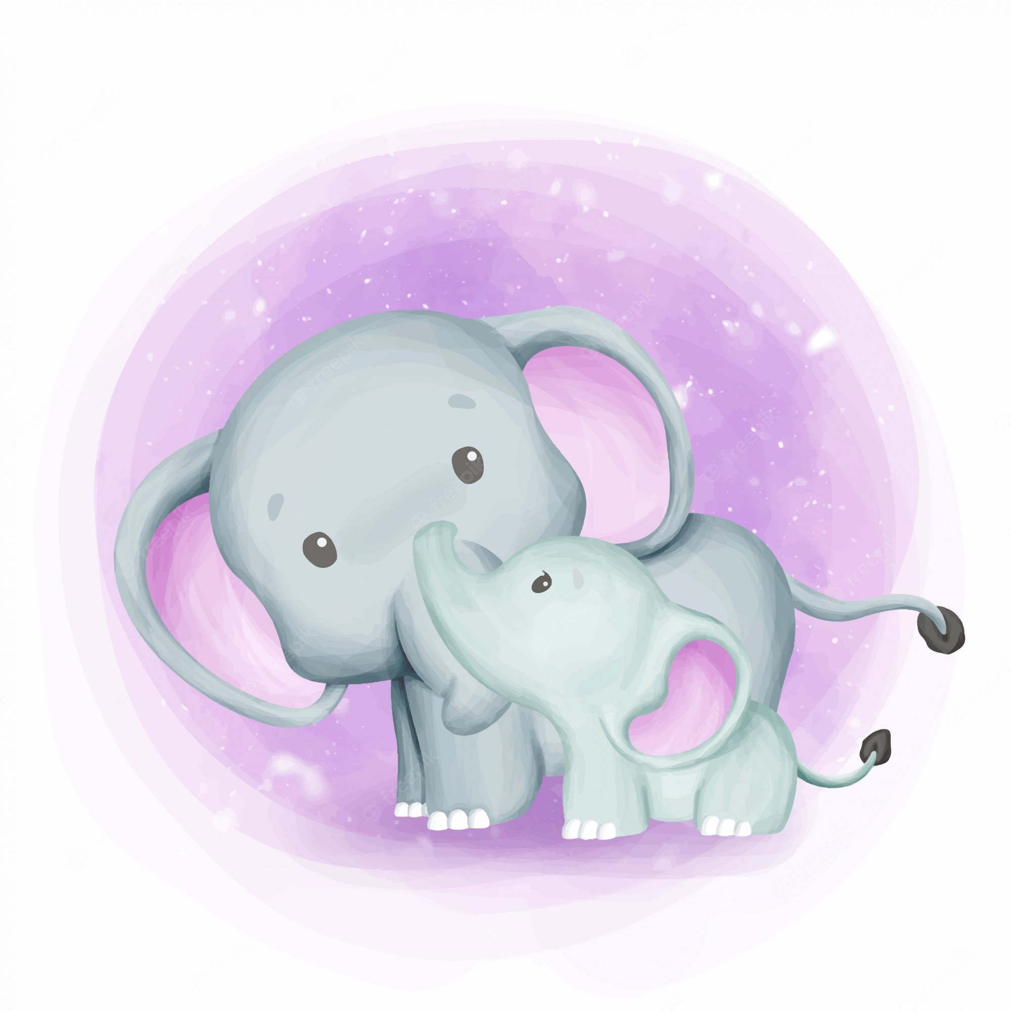 Милые слоники иллюстрации малыши