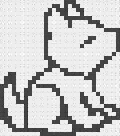 Рисунки по клеточкам в тетради собаки