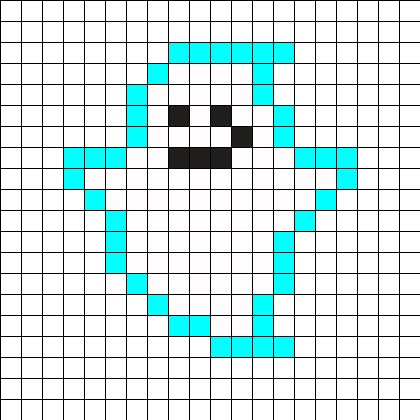 Маленькие рисунки монстрики по клеточкам