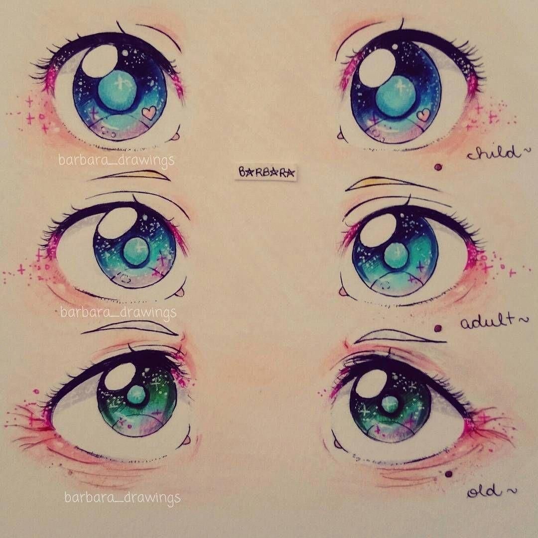 Красивые глаза для срисовки