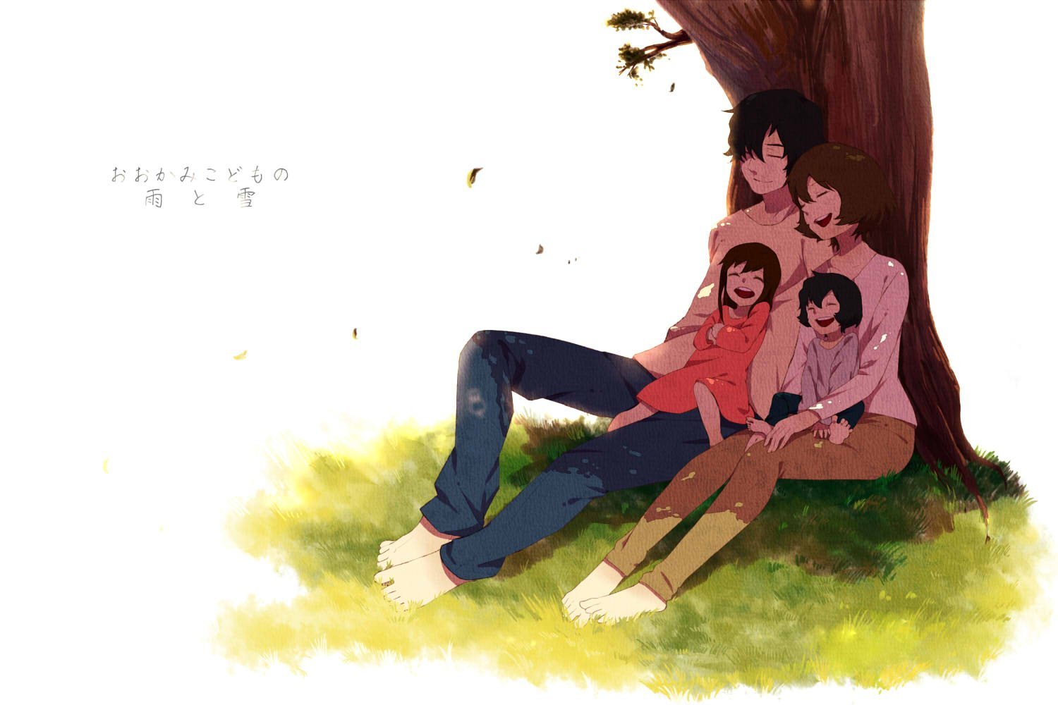 Счастье семья аниме