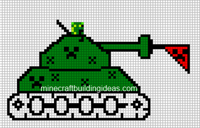 Рисование по клеткам танк