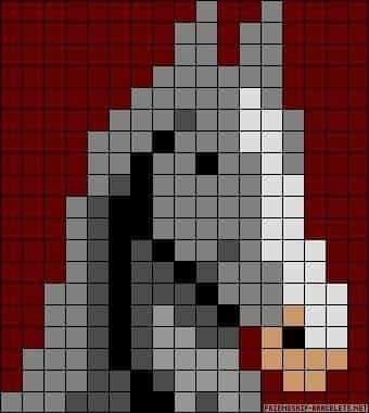 Лошади по клеткам маленькие