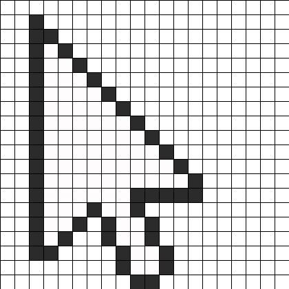 Рисунки по клеточкам собаки