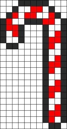 Конфета по клеточкам в тетради