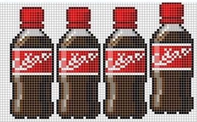 Рисунки по клеточкам простые
